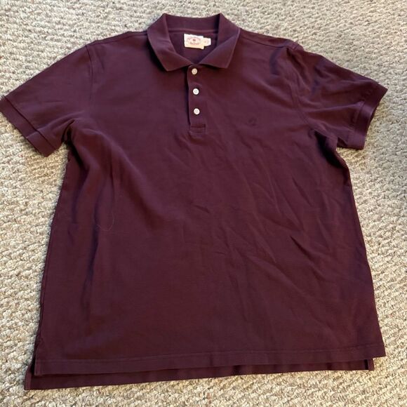 Brooks Brothers Red Fleece Maroon Cotton Polo- Size XL - Picture 6 of 13